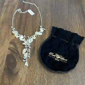 Parklane  16 inch Genuine Baroque shaped AAA Tahitian Pearl & Oyster Y Necklace